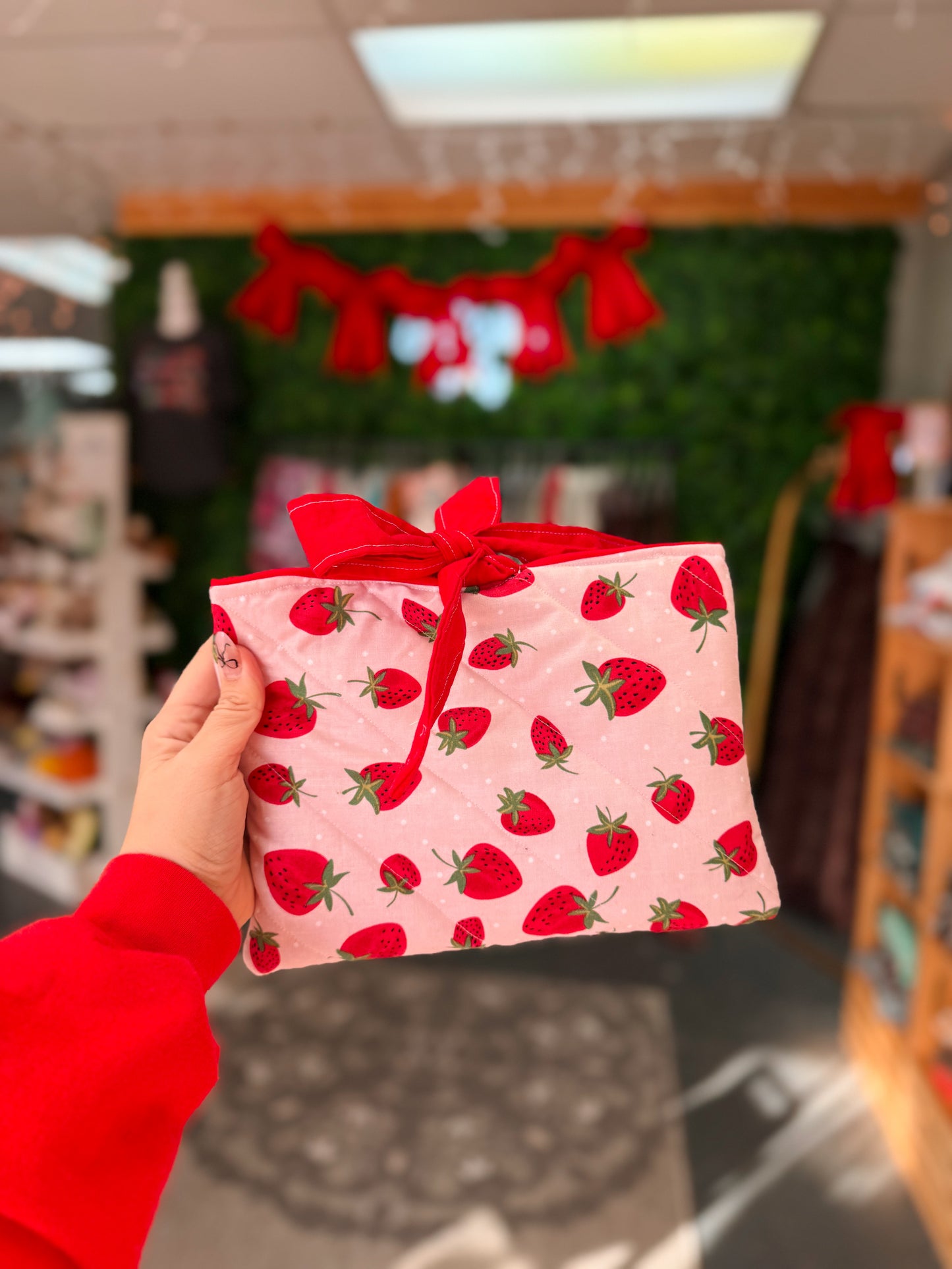 Bible/Book Case - Strawberries