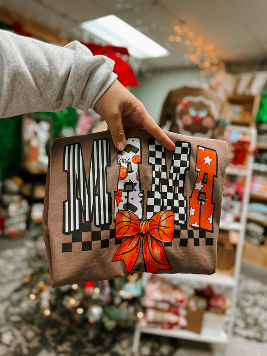 Basketball Mama w/ Bow