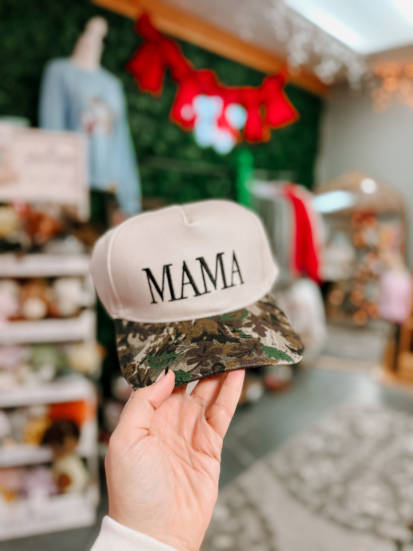 Camo Mama Embroidered Hat