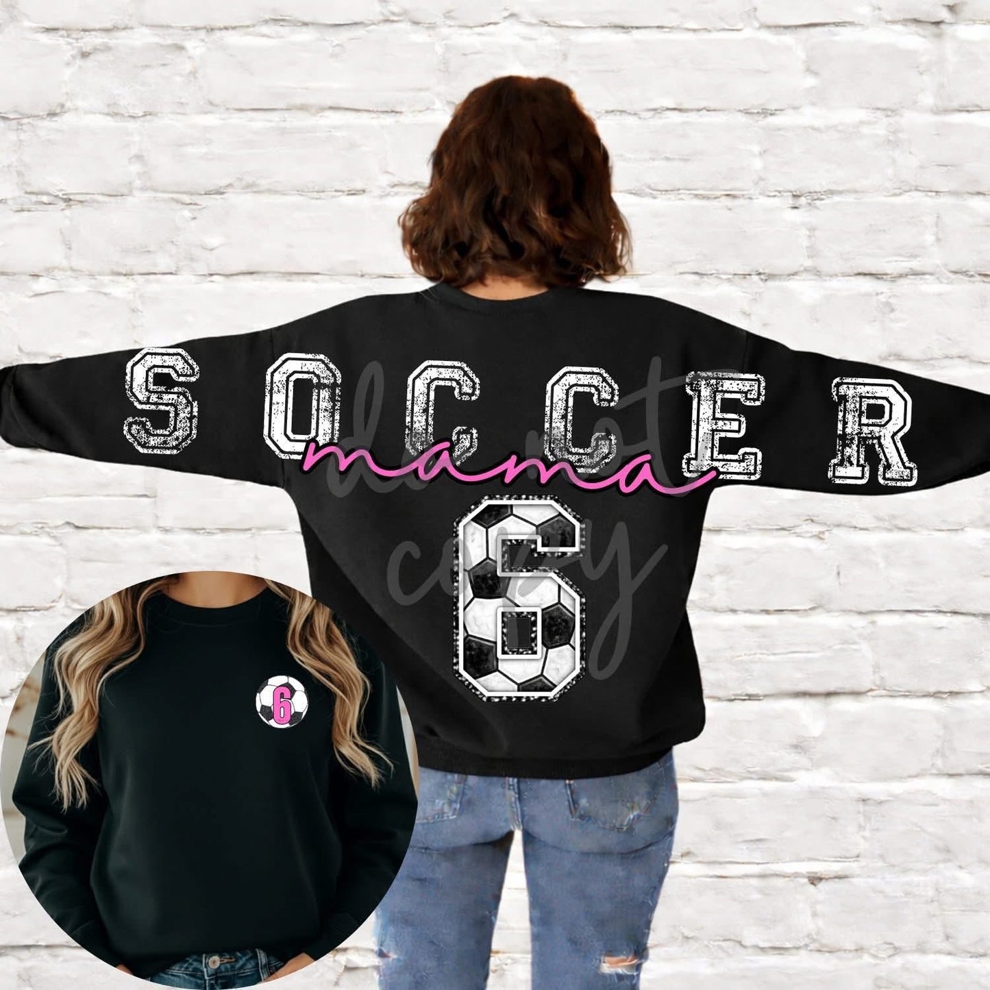 Front + Large Back Word Sweatshirts