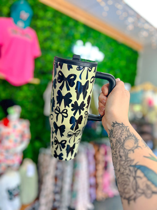 Black Bow Tumbler