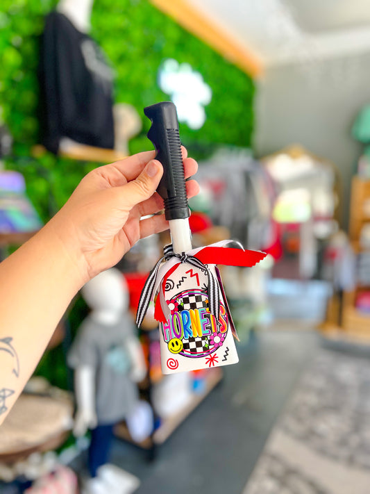 Preppy Hornets Cowbell - White