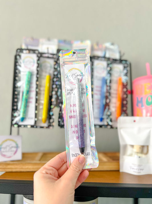 Pens - Purple Silver