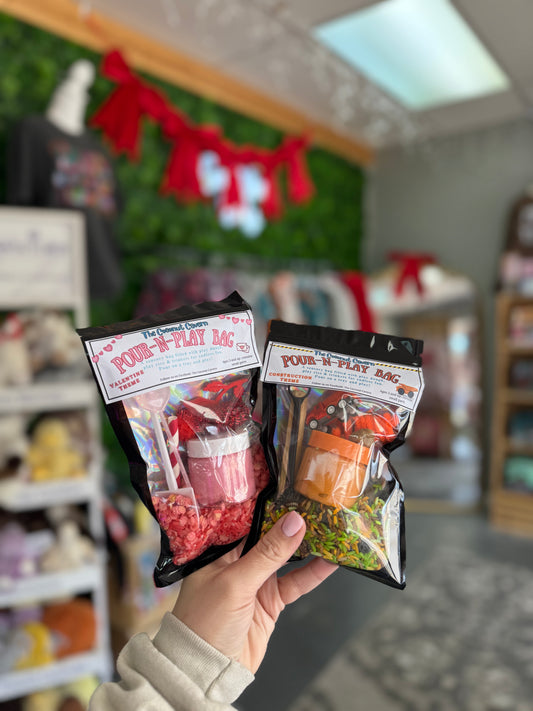 Pour + Play Bags - Construction