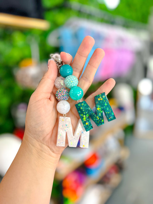 M {beaded keychain}