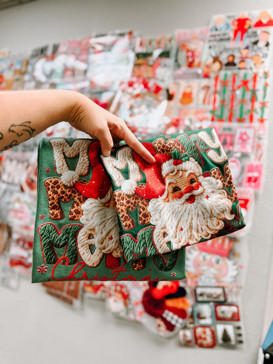 Merry Merry Santa {Faux Yarn}