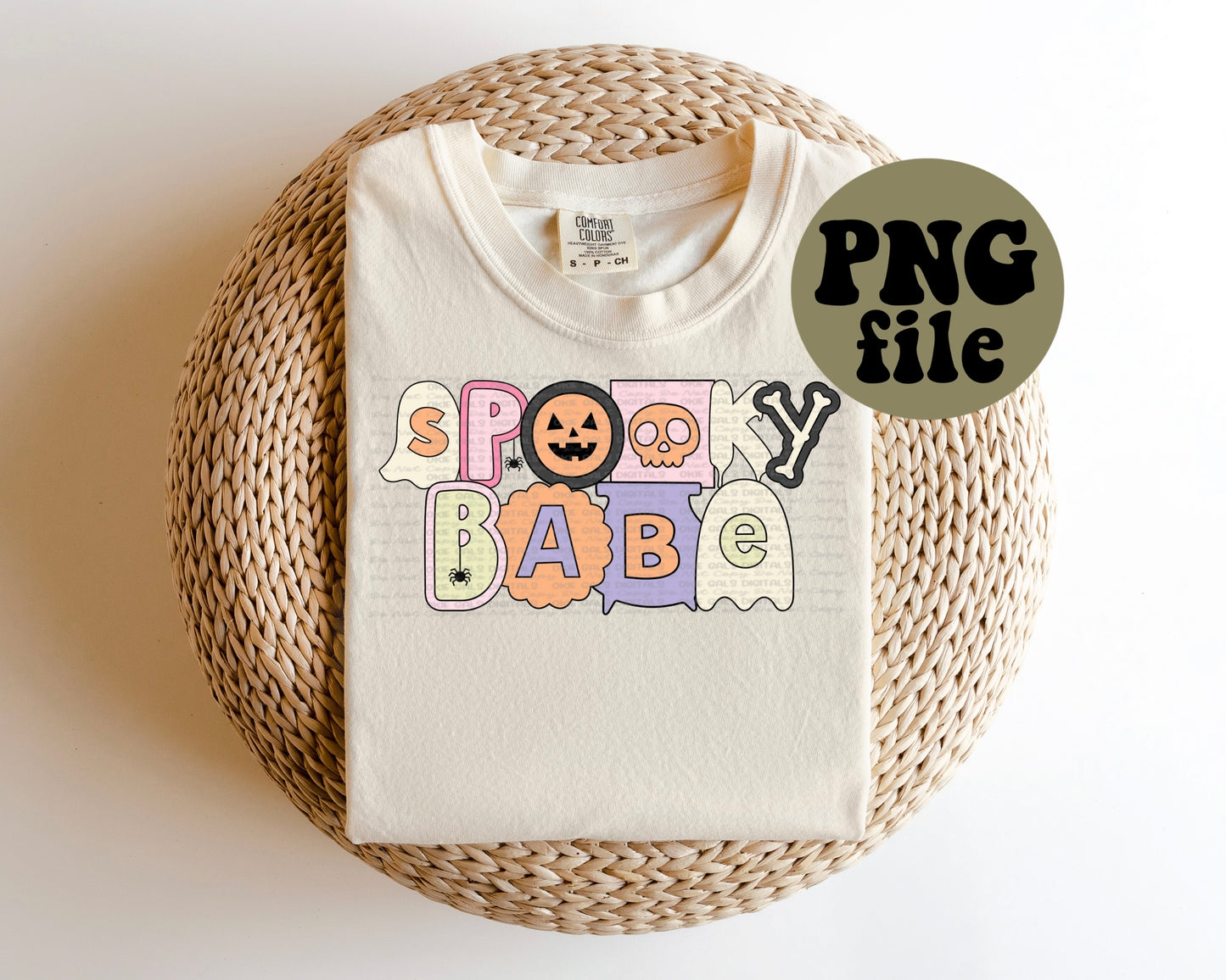 Spooky Babe Pastel Digital Download | PNG File