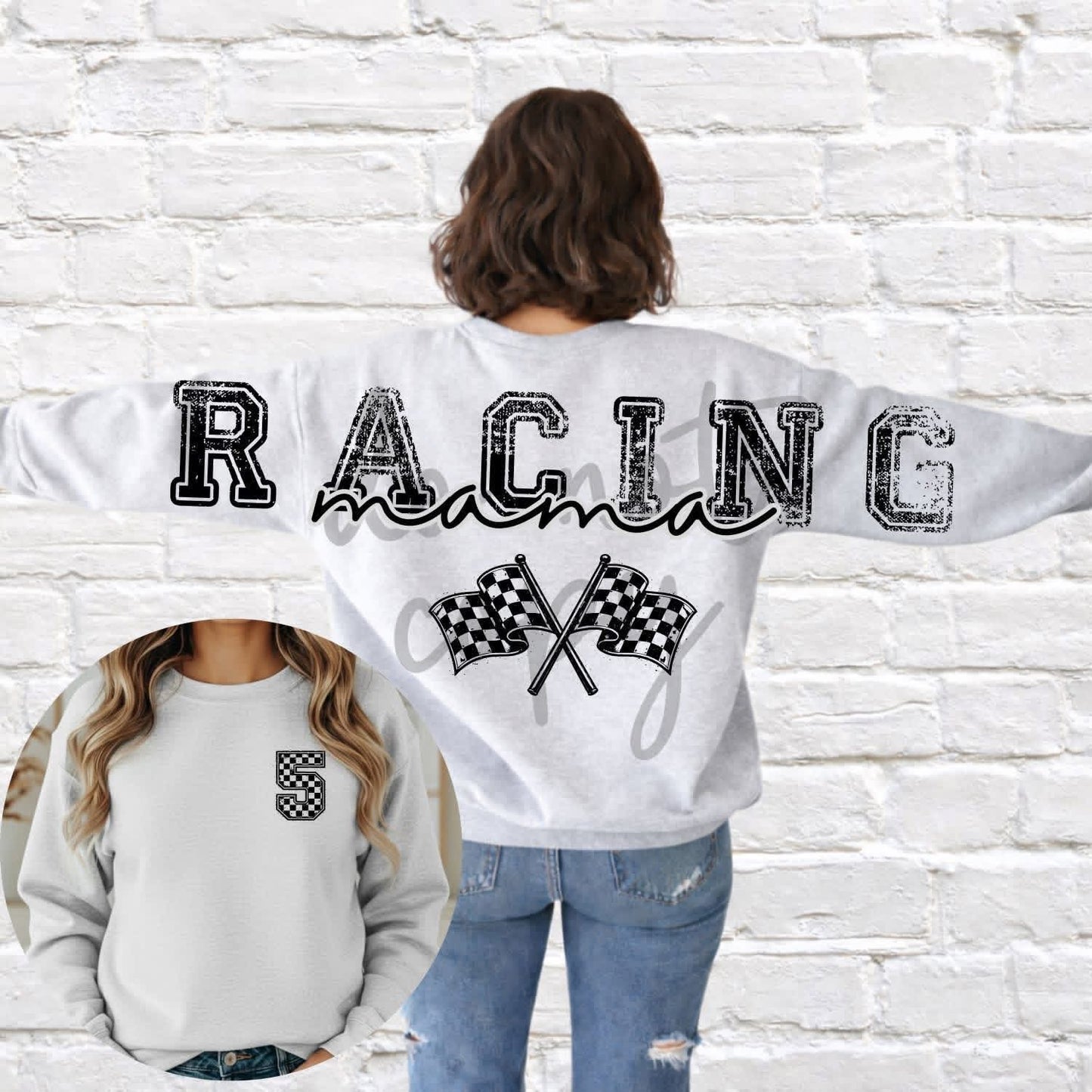 Front + Large Back Word Sweatshirts