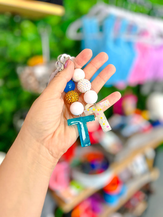T {beaded keychain}