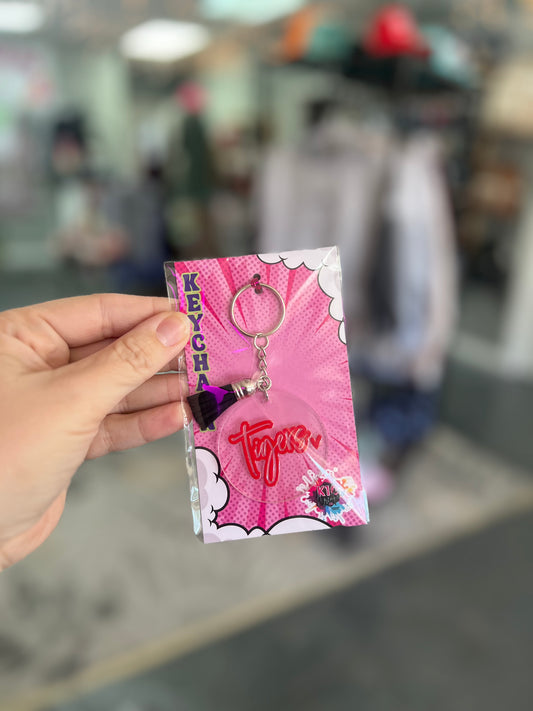 Tigers Circle Keychain