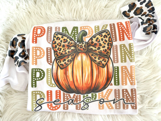 Pumpkin stacked fall