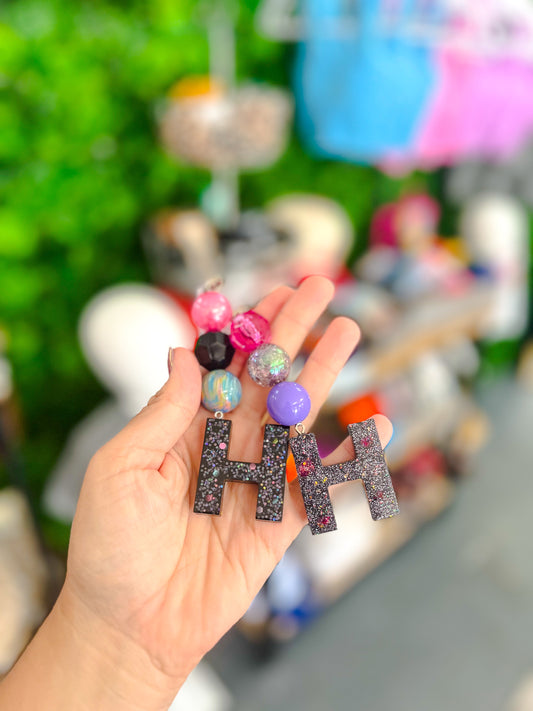 H {beaded keychain}