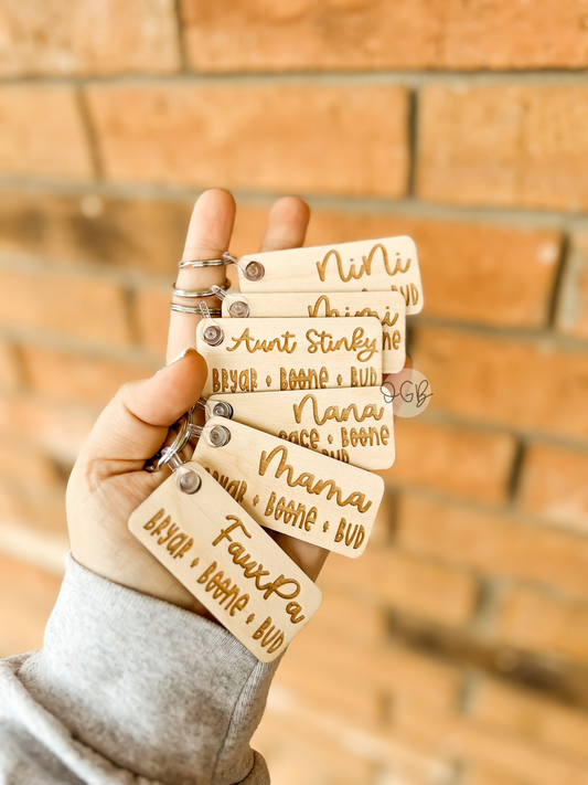 Name Keychains