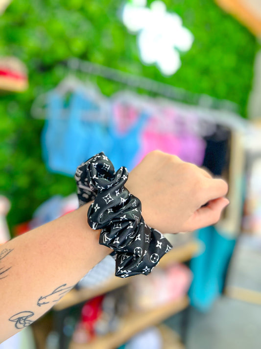 Black Inspired Scrunchie