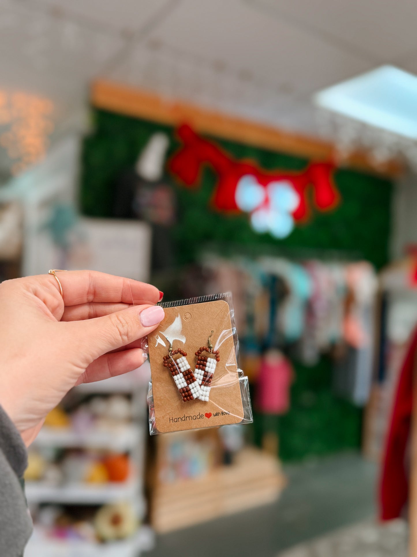 Brown Checkered Design {small}