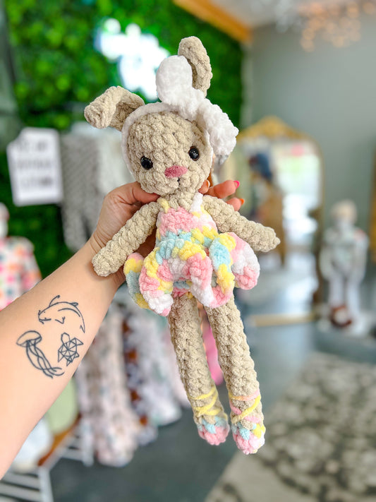 cotton candy ballerina leggy bunny