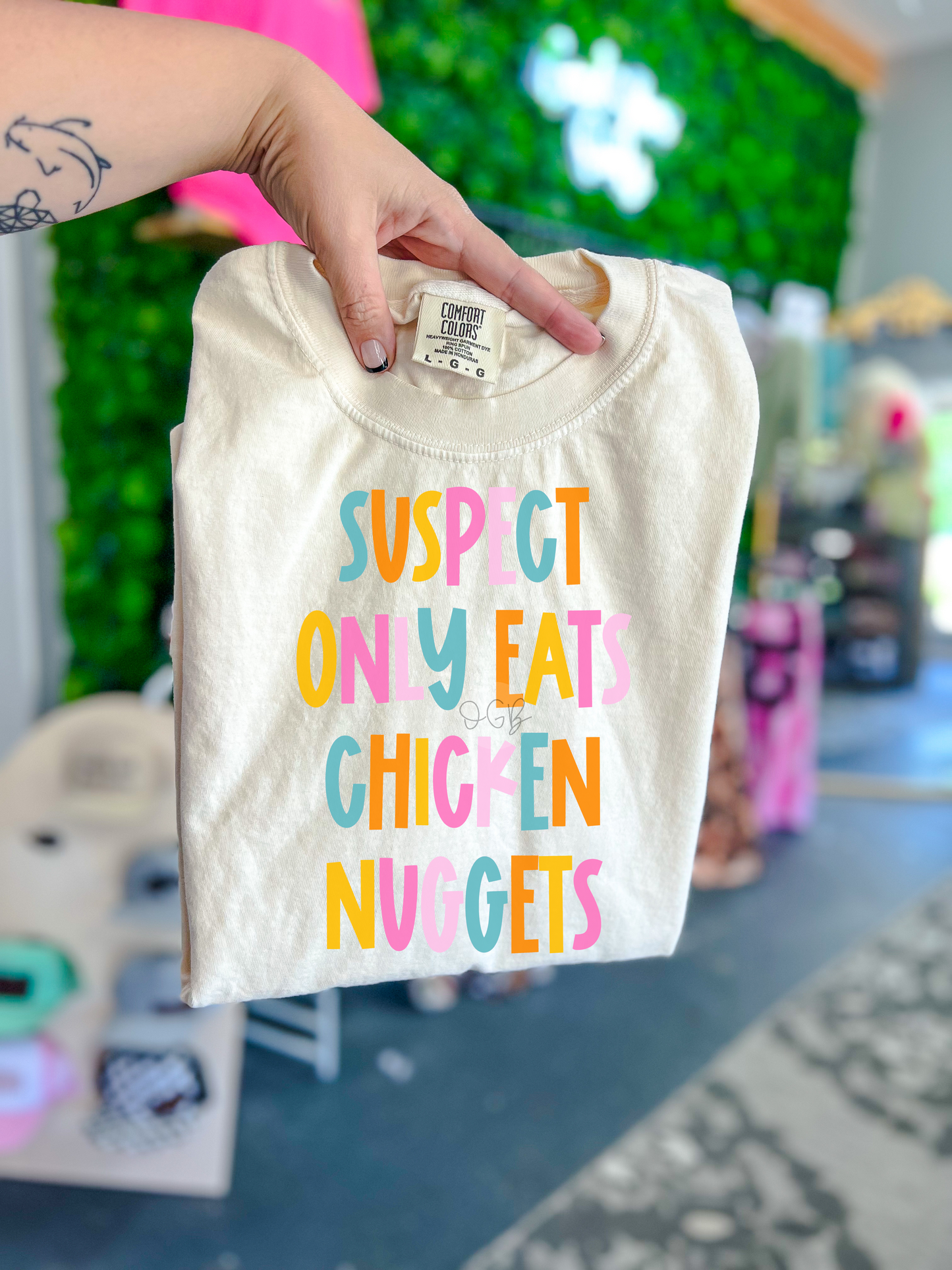 suspect only eats chicken nuggets - pinks