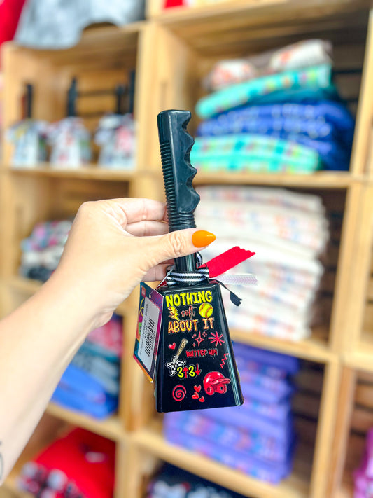 Softball Cowbell - Black