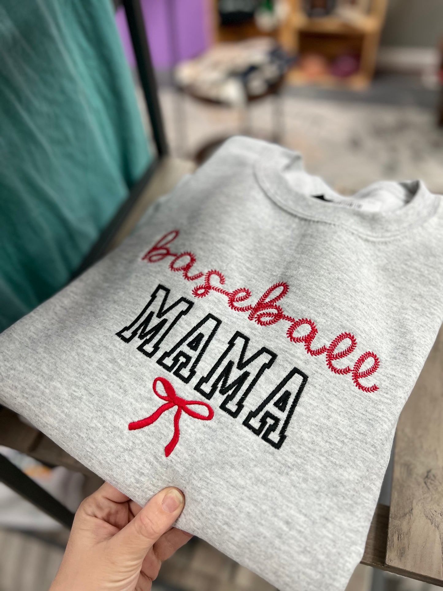 Baseball Mama - Ash SW