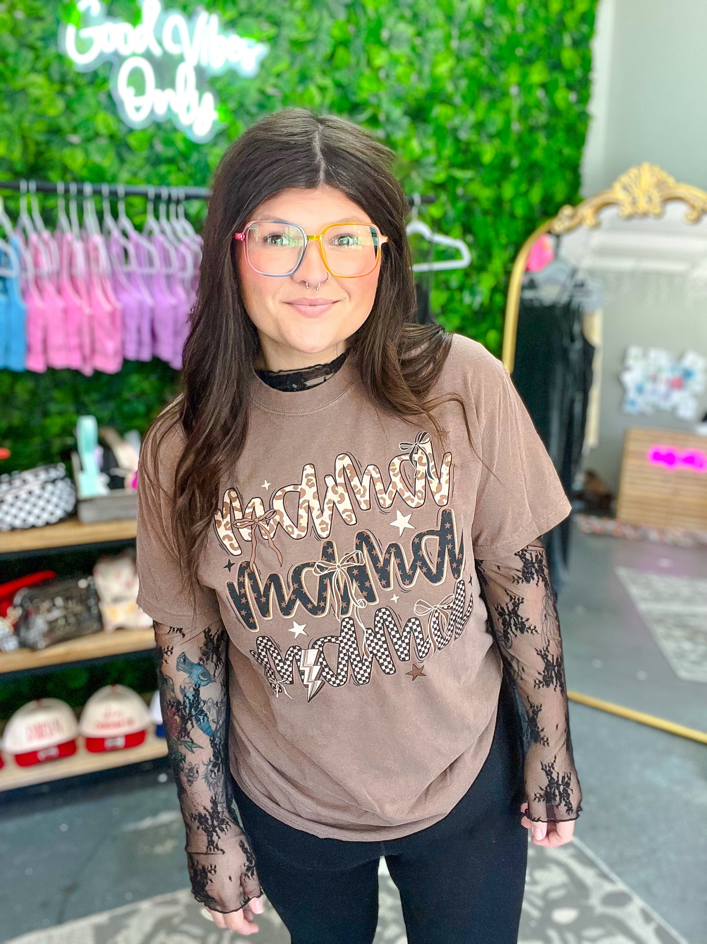 LEOPARD MAMA - ESPRESSO CC