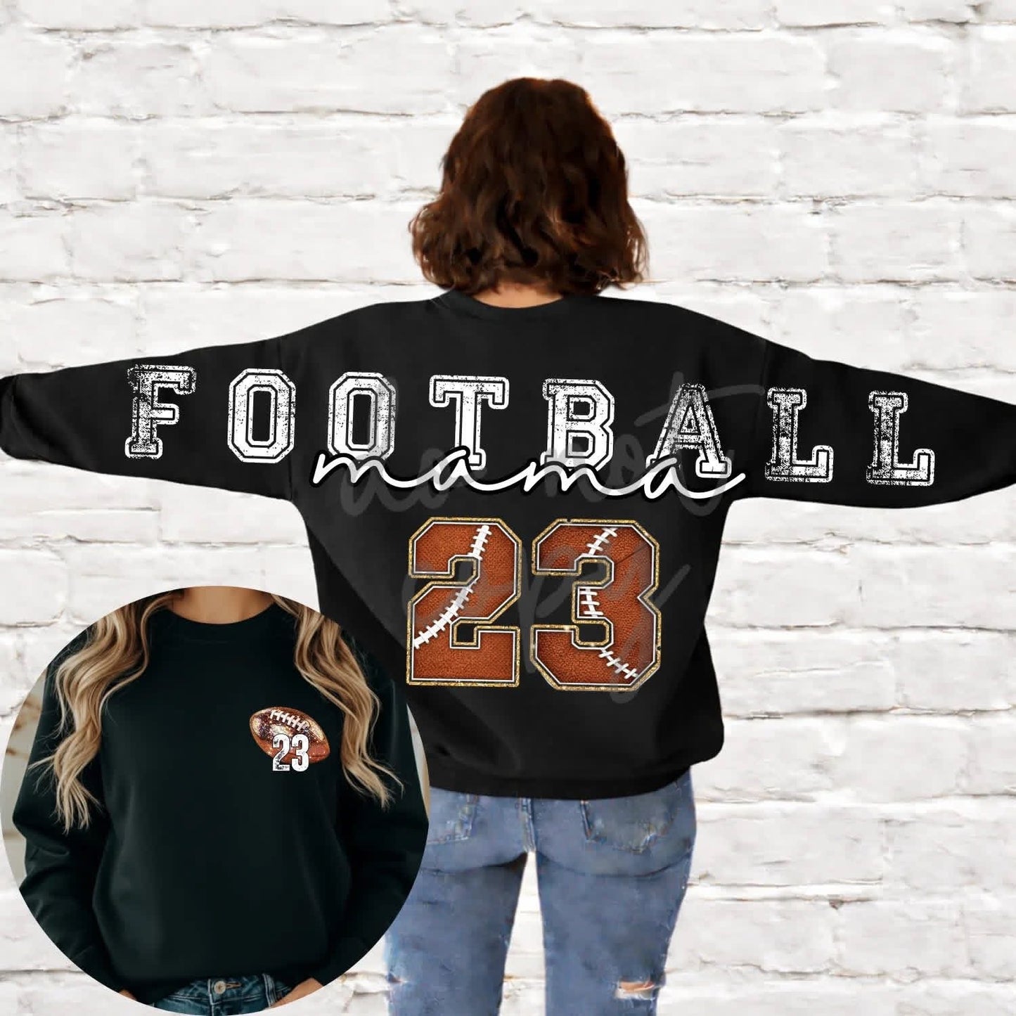 Front + Large Back Word Sweatshirts