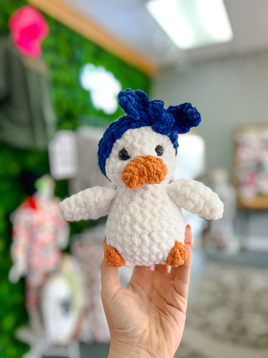 dk blue headband duckling