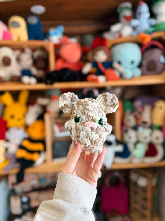 Chubby splotchy mouse