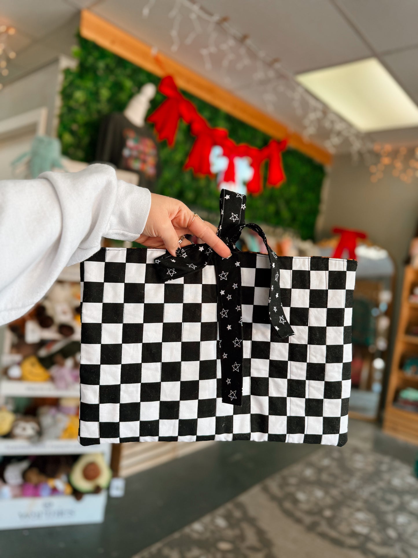 LG Laptop Sleeve Checkered/Leopard