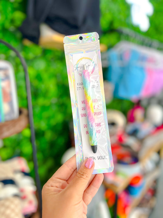 Neon Swirl Pen