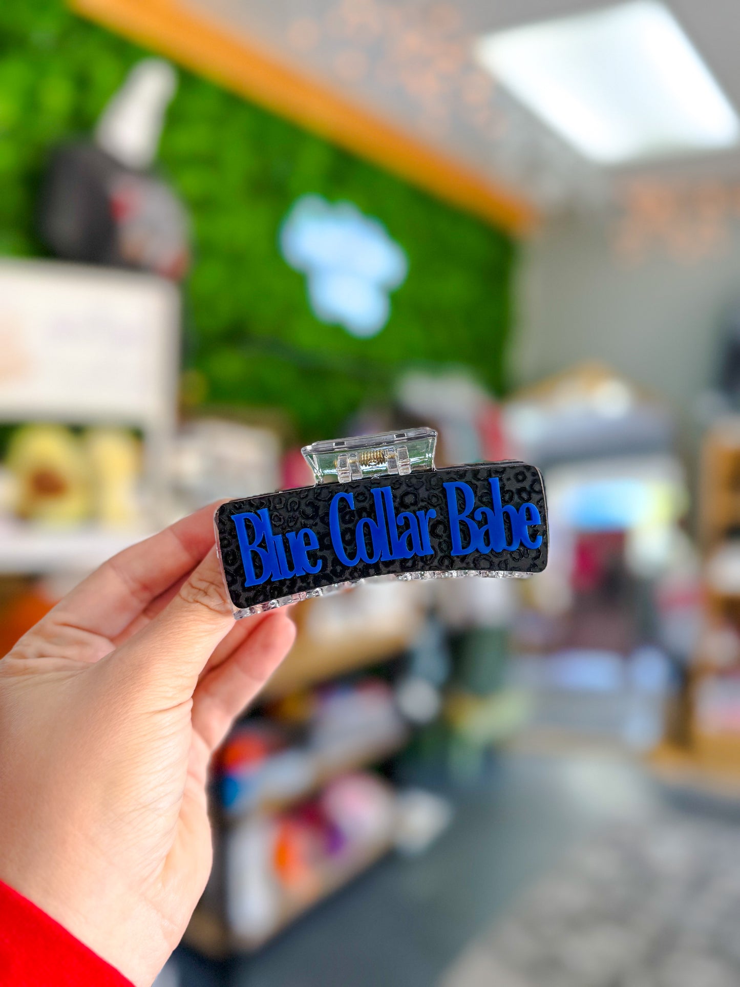 Blue Collar Babe - Hair Clip