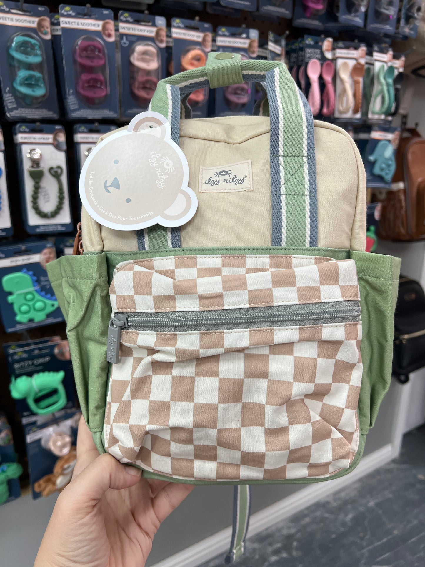 ITZY BACKPACK- CHECKERED