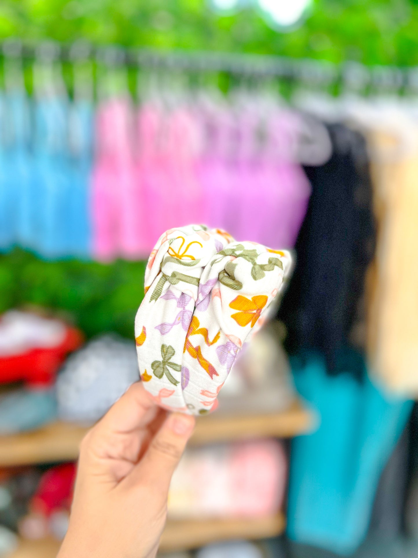 neutral bows headband