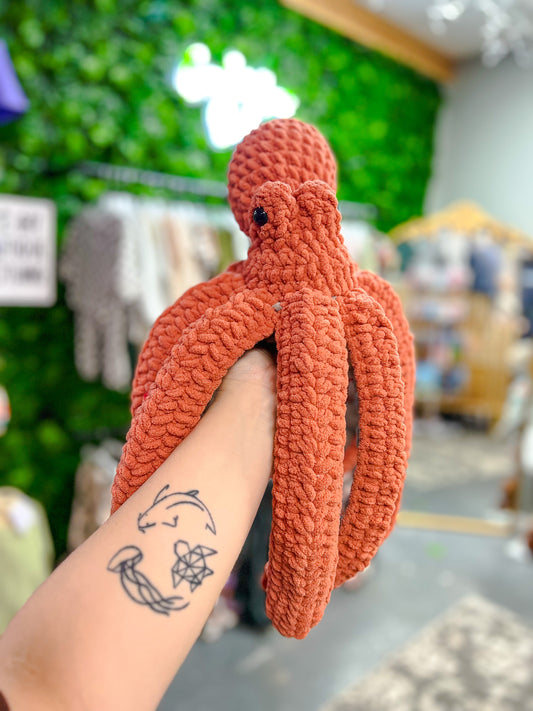 orange octopus