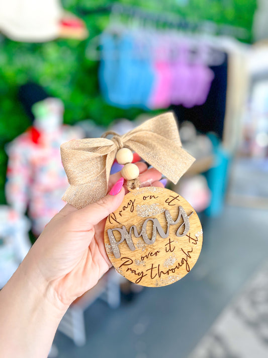 Pray - Car Charm