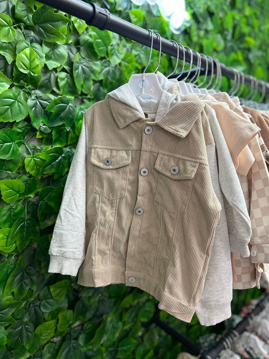 Beige Corduroy Jacket