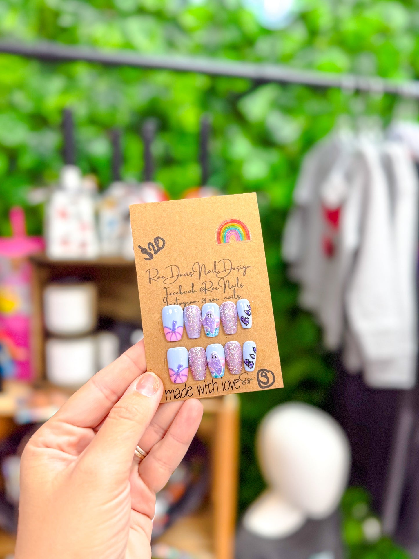 Press On Nail Set | pastel halloween {size small}