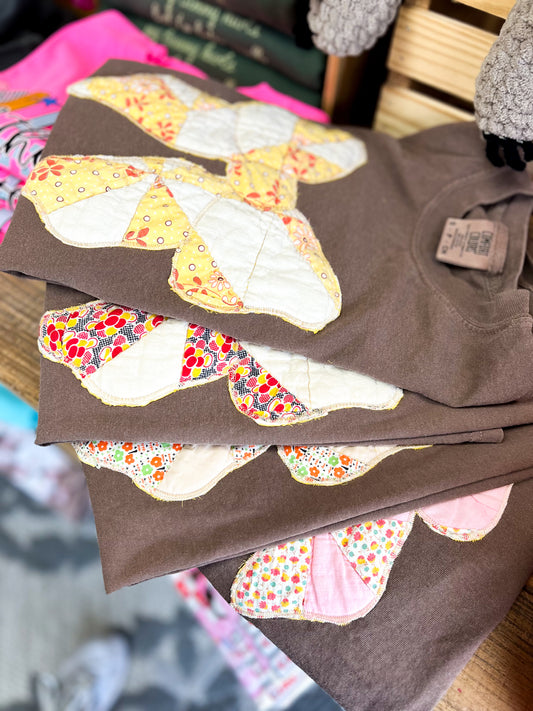 Quilted Bow - CC Espresso
