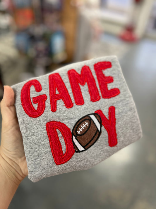 4T GRAY SWEATSHIRT GAME DAY