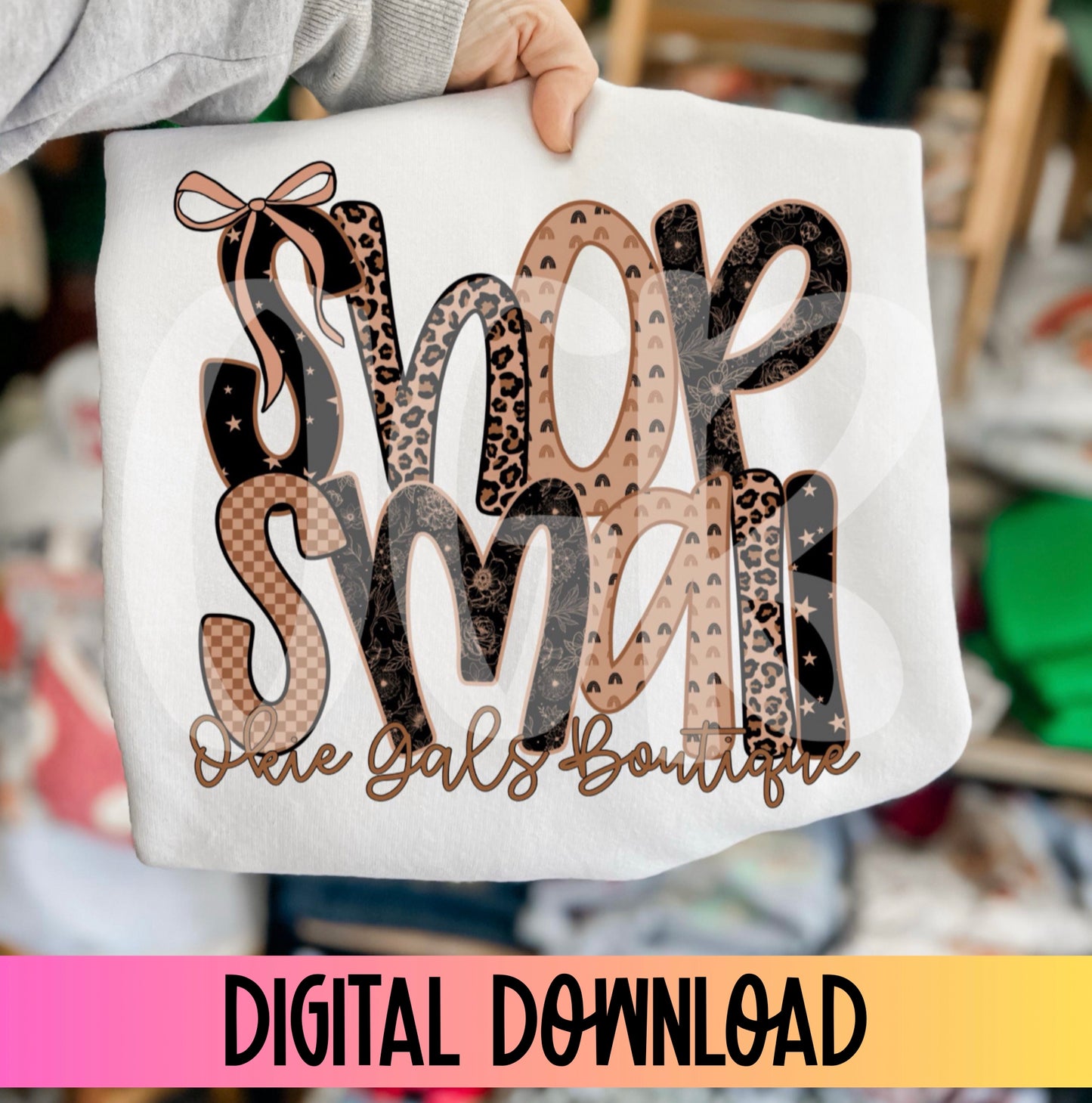 shop small custom | leopard/brown/neutral’s  - PNG file