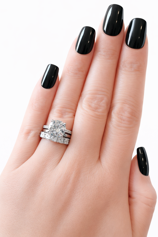 Everleigh Luxe 3 Piece Ring Set- Silver