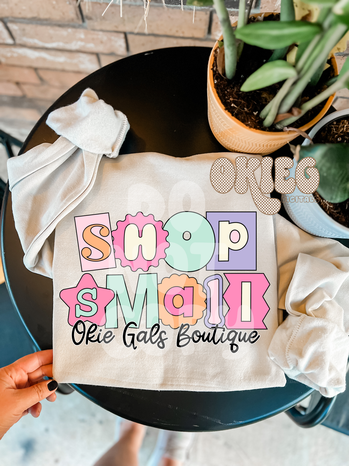 Colorful Retro Shop Small | Digital Download | PNG File