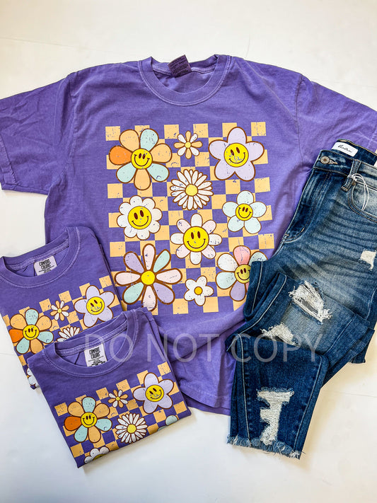 Happy Face Floral CC Tee