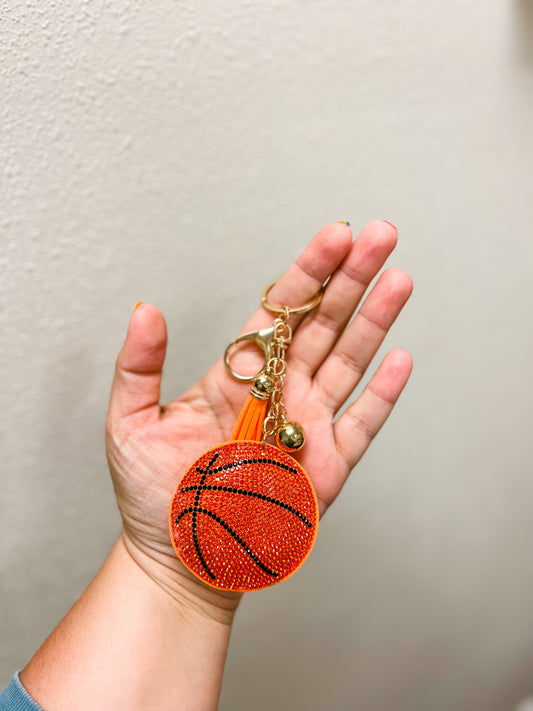 Stone Basketball Keychain
