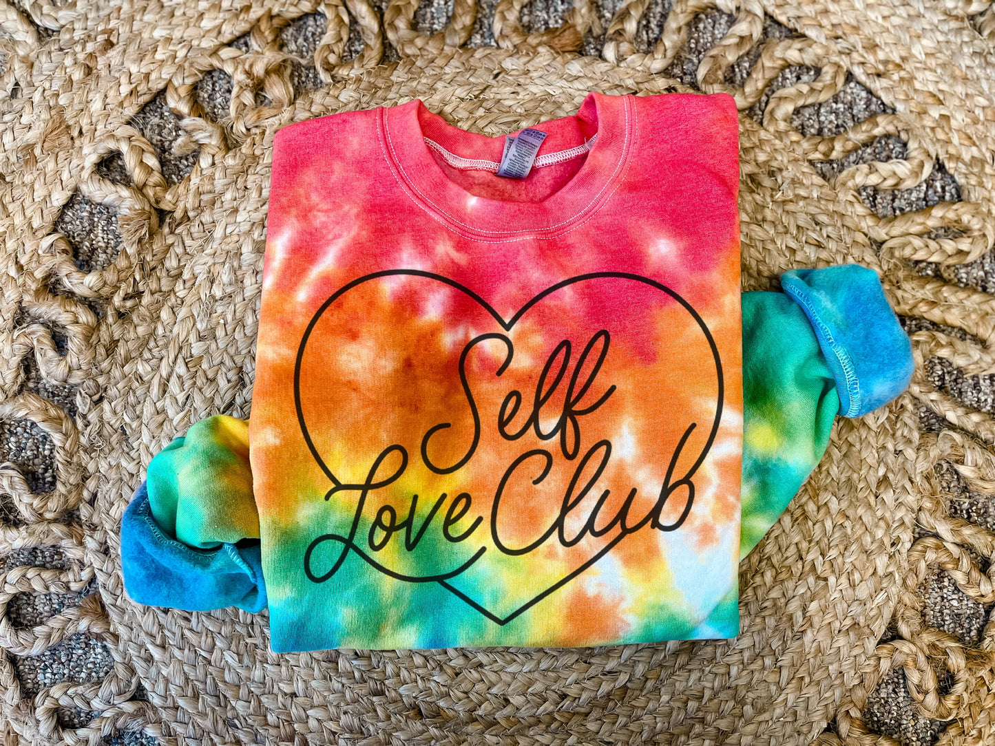 Self Love Club Rainbow Sweatshirt