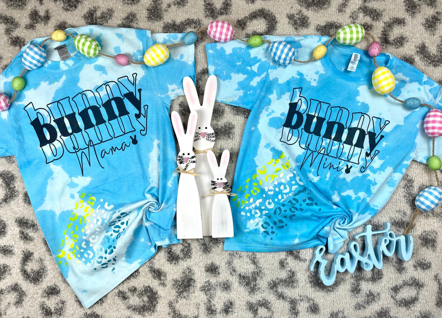 Bunny mama/mini blue