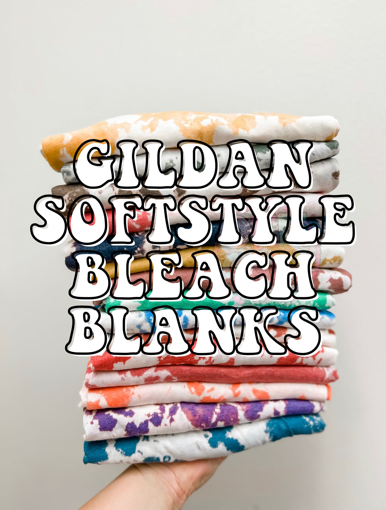 Gildan Softstyle - Scrunch Bleach Blanks
