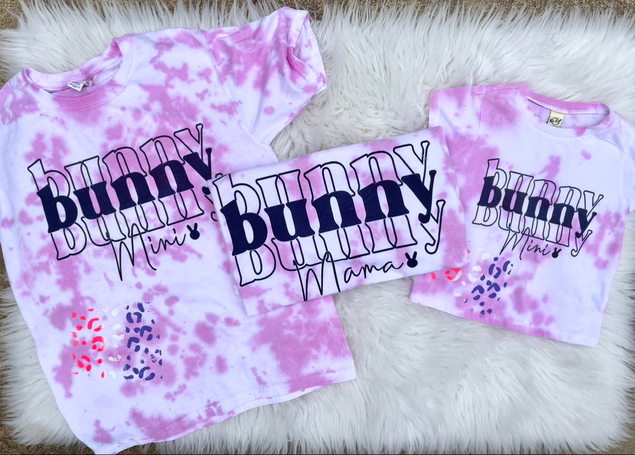 Bunny mama/mini pink
