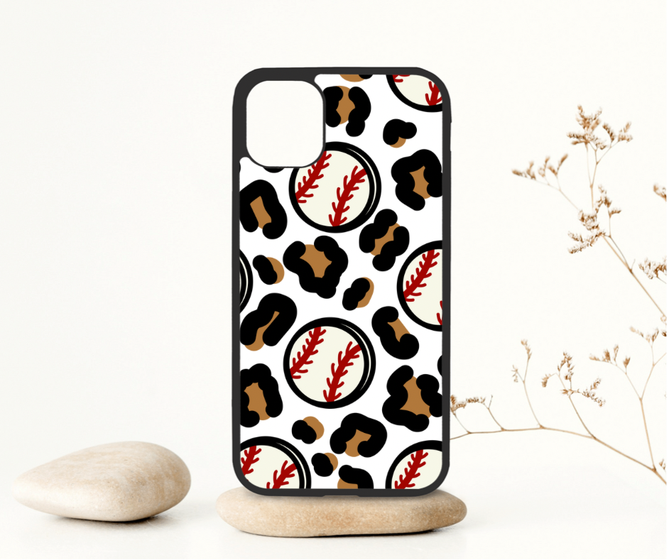 Leopard Baseball Phone Case